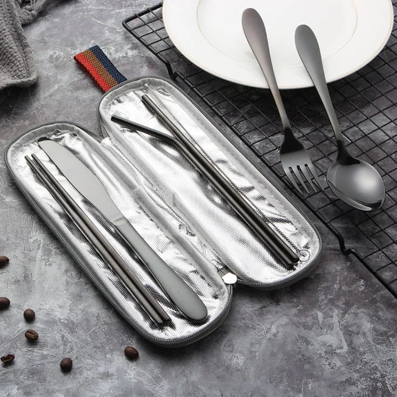 Kaeno™ Luxury Stainless Steel Travel Cutlery Set
